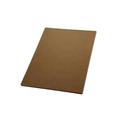 Winco 18 in x 24 in x 1/2 in Brown Cutting Board CBBN-1824